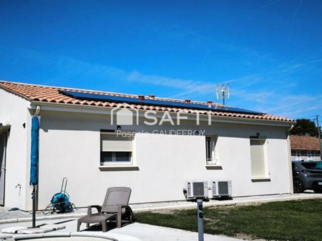 TUGÉRAS SAINT MAURICE – MAISON PLAIN PIED 2020 – 71 M² TERRAIN 755 M²