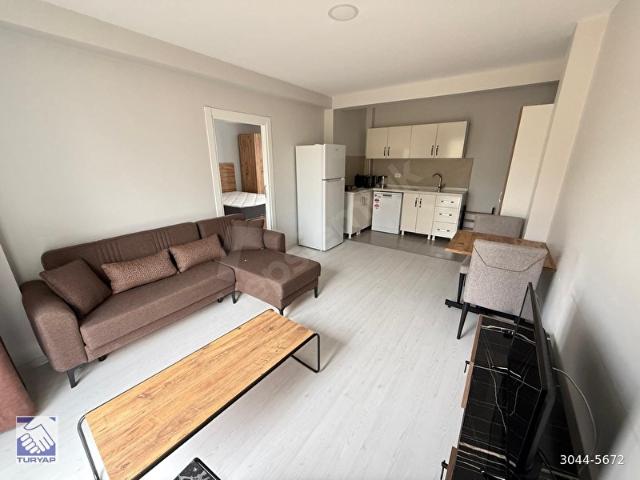 TURYAP'TAN YAŞAMKENT'TE HERŞEY DAHİL EŞYALI BALKONLU 1+1 DAİRE