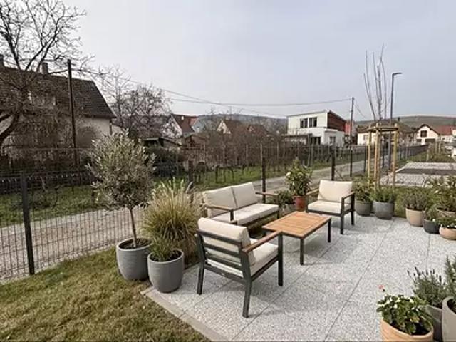 Turckheim 68230 Achat / Vente appartement 3 pièces t3 jardin terrasse