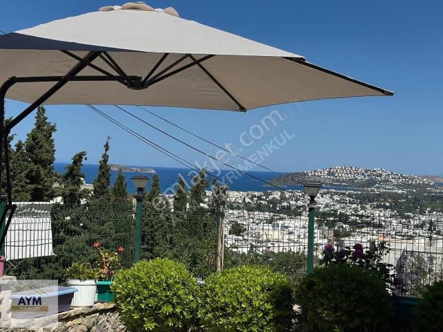 Turgutreis Karabağ Tam Müstakil Deniz Manzaralı Tripleks Villa