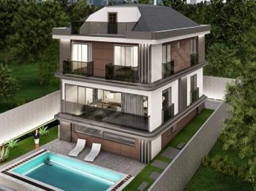 Tuzla Akfırat'ta 380m2 7+1 Satılık Havuzlu Müstakil Villa