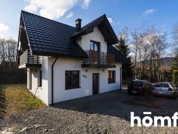 Nowoczesny dom 147 m² z sauną i garażem w Tymbarku