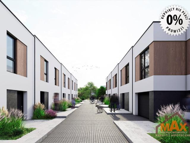 Dom szeregowy 101,79 m2 z ogrzewaniem podłogowym