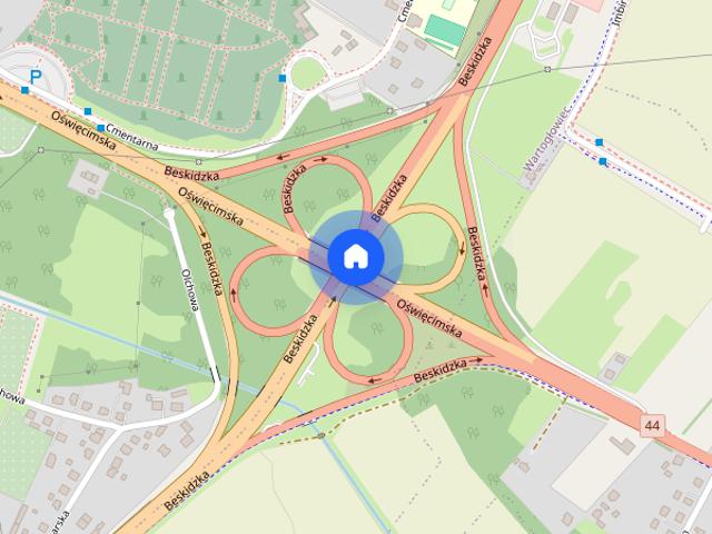 Tychy Grota Roweckiego, Mieszkanie do wynajęcia, 54,45m2, 2p + kuchnia