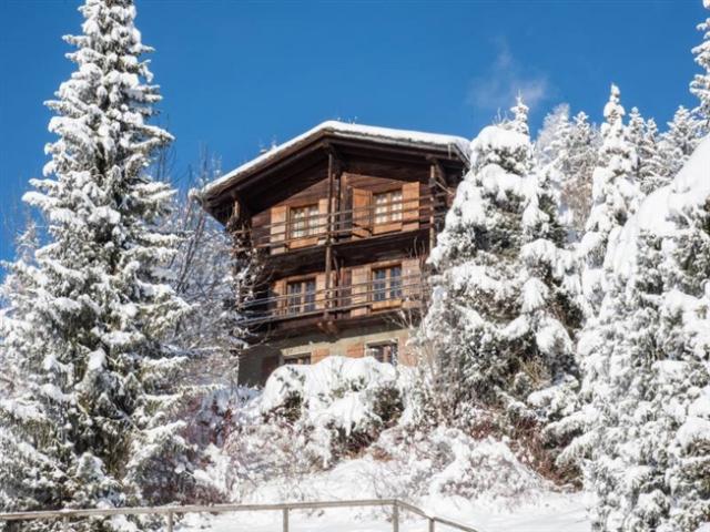 Typisches Chalet mit atemberaubender Aussicht