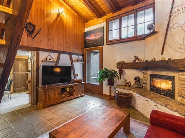 Typisches Chalet des Illiez Tals