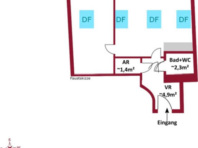 U1 in 5 Minuten erreichbar Kurzzeitvermietung möglich Lift im Haus Zusammenlegung von Wohnungen möglich Dachgeschoß Ausblick
