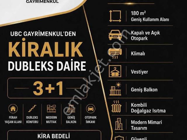 Ubc Gayrimenkul'den Kiralık Dubleks