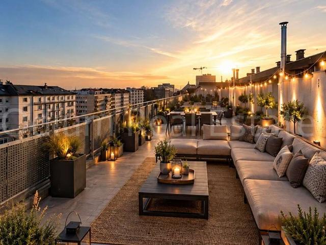 Über den Dächern Mannheims charmantes 1 Zimmer Apartment mit traumhafter Dachterrasse