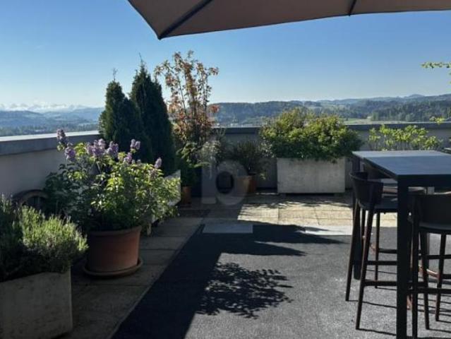 ÜBER DEN DÄCHERN MIT ALPEN PANORAMA