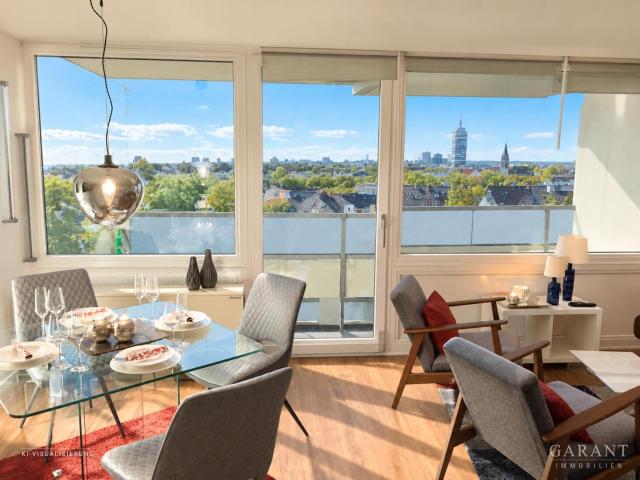 Über den Dächern des Münchner Westends hochwertige 1 Zimmer Wohnung direkt an der Theresienwiese