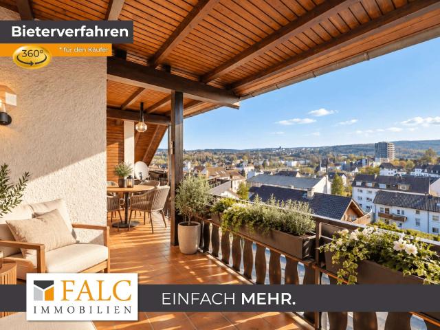 Über den Dächern der Stadt Ausblick und Platz, Garage und Stellplatz