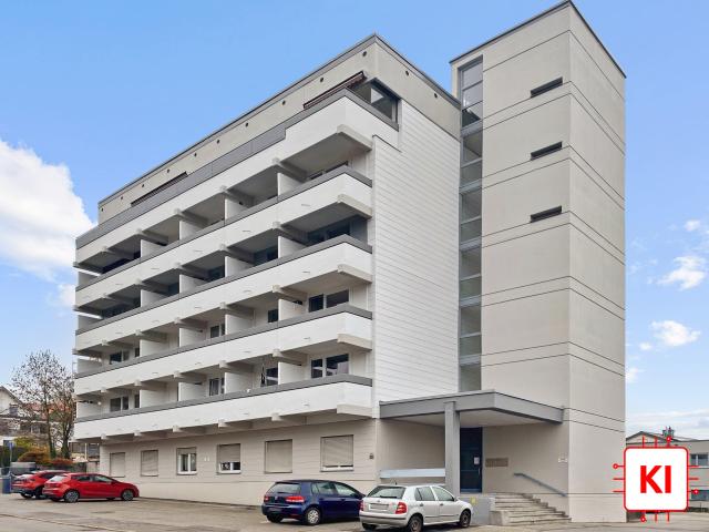 Über den Dächern Passaus vermietetes 1 Zimmer Apartment mit Westbalkon