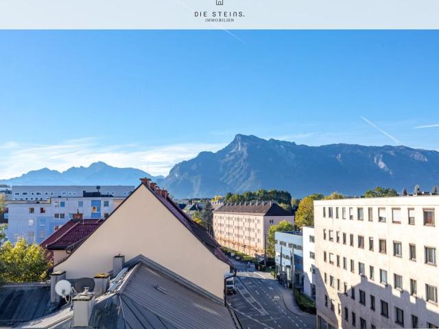 Über den Dächern Salzburgs Wohnen mit Spektakulärem Bergpanorama