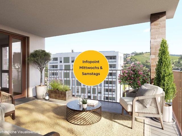 Über den Dächern von Winnenden: 4 Zimmer mit Dachterrasse & Weitblick
