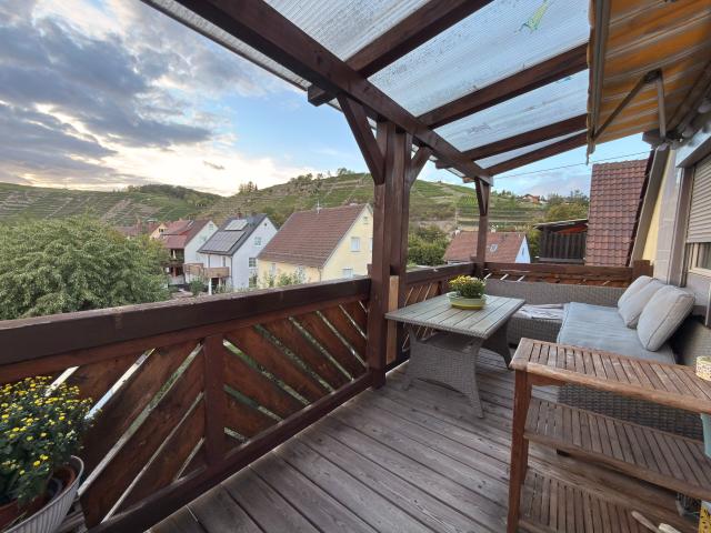 Über den Dächern von Besigheim Maisonettewohnung mit Blick auf die Weinberge