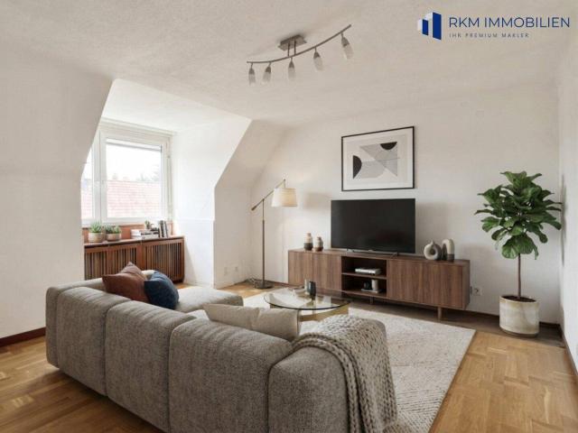Über den Dächern von Mauer – helle Dachgeschosswohnung in exklusiver Ruhelage