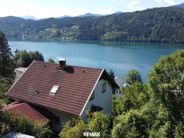 Über den Dächern von Millstatt. Seeblick. Sonnige Hanglage. Ein Haus mit Potenzial