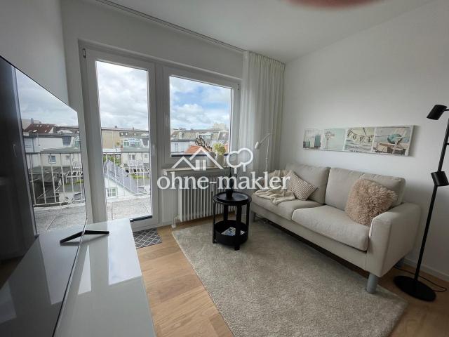 Über den Dächern von Norderney: Stilvolle 2 Zimmer mit Sonnenbalkon
