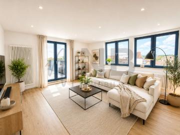 Über den Dächern von Sterkrade! Kernsaniertes Penthouse mitten in Sterkrade!