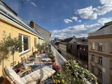 Über den Dächern Wiens – Attraktive 2 bis 3 Zimmer Wohnung mit 25m² Terrasse im 7. Bezirk!