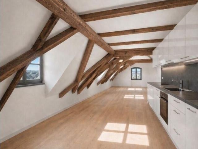 Über den Dächern! 2 Zimmer Maisonette Wohnung mit Küche
