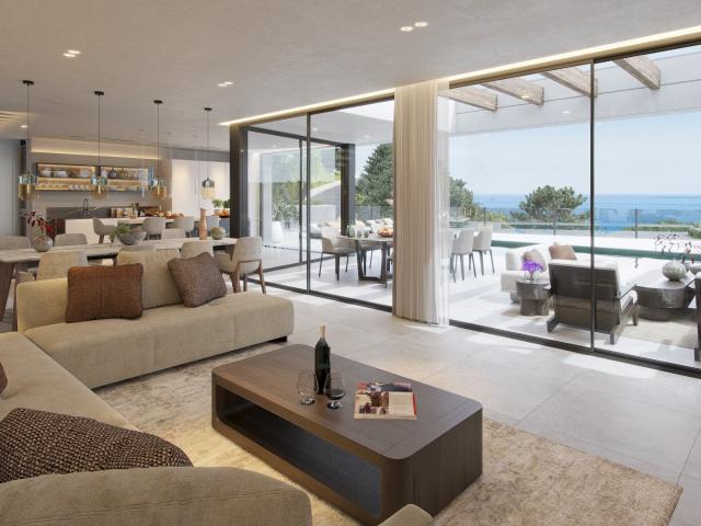 Ubicado en la exclusiva comunidad cerrada de Pinares Hills. 662m² Málaga