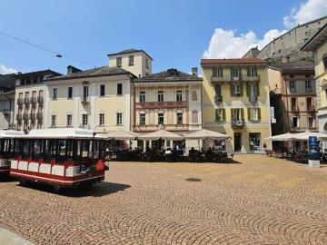 Piazza Collegiata, Bellenz, Kreis Bellinzona, Bezirk Bellinzona, Tessin
