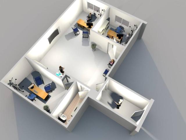 Ufficio quadrilocale 90mq