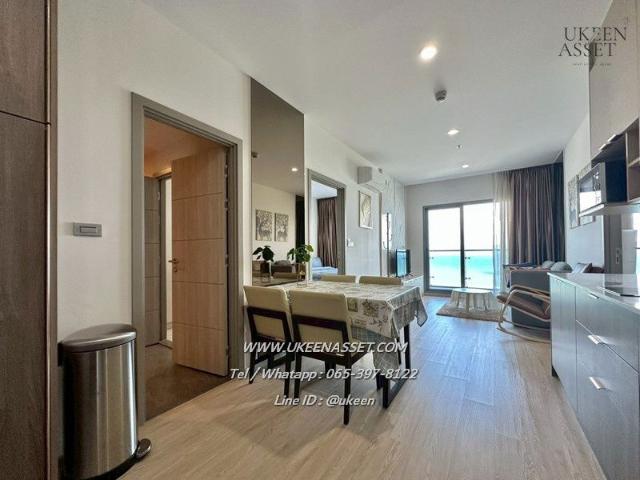 UK01 290 ให้เช่าคอนโด เดอะ ซิมโฟนี บางแสน ศรีราชา: 2 ห้องนอน 75 ตร.ม. เพียง 37,000 บาท/เดือน | รับวิวทะเล 180