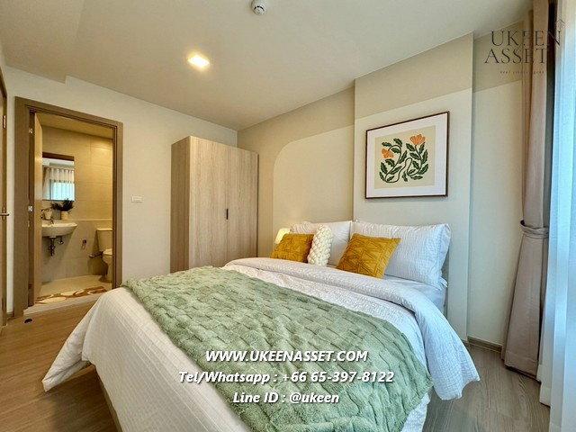 UK01 390 คอนโดให้เช่า DCondo Sense บางแสน โครงการใหม่ล่าสุดใจกลางบางแสน 28 ตร.ม. 1 ห้องนอน 1 ห้องน้ำ | 12,000 บาท/เดือน
