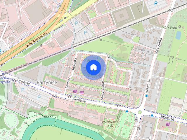 ul. Kawalerzystów 3 pokoje i 2 balkony