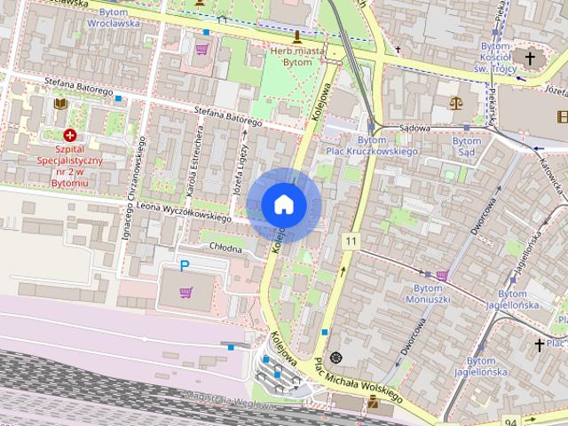 ul. Kolejowa, CENTRUM, 2 niezależne pokoje, 35 m2, OGRZEWANIE W CENIE