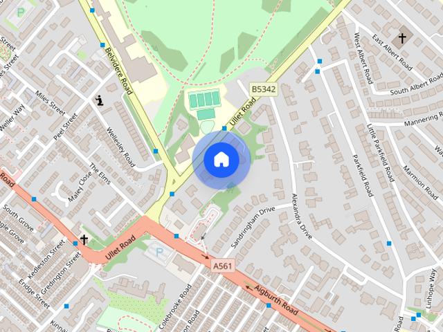 Ullet Road, Princes Park, Liverpool, Merseyside, L8