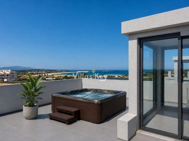 Último andar com 2 quartos, grande terraço,vista mar,jacuzzi. 78m² São Gonçalo de Lagos