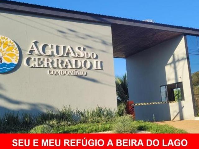 ÚLTIMO LOTE DO CONDOMÍNIO, 1000M, O ÁGUAS DO CERRADO II, LAZER COMPLETO, COM VISTA PARA O LAGO CORU