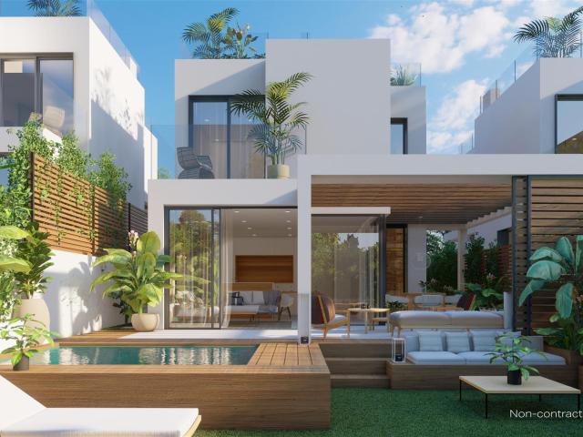 Últimas villas disponibles junto al mar en Cala Tarida 152m² Cala Tarida