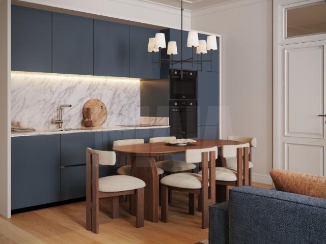 Um apartamento intemporal no Design District de Lisboa