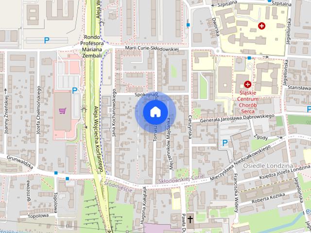 Umeblowane M 3,parking, monitoring. Blisko ŚUM