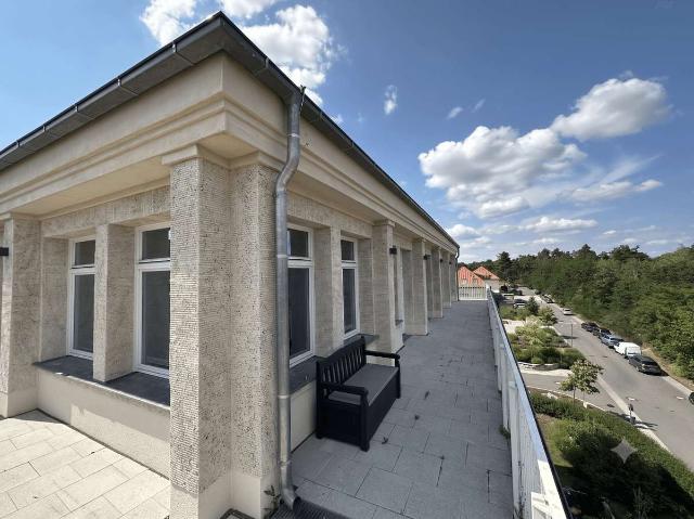 Umlaufende Terrasse, helles Dachgeschoss ohne Dachschrägen