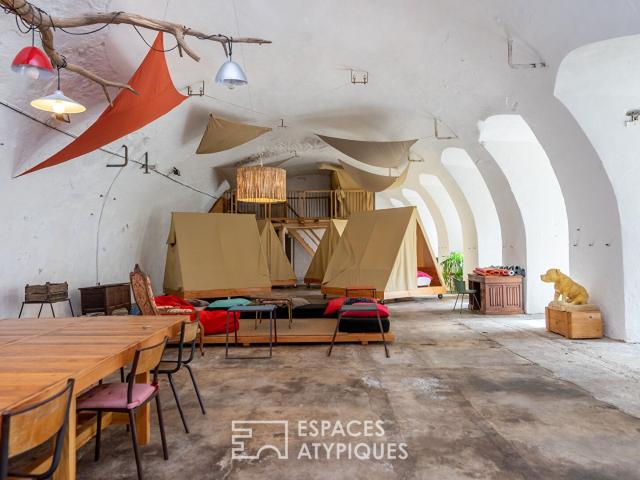 Un ancien moulinage aux multiples vies, entre rivière et nat. 650m² Saint Etienne de Serre