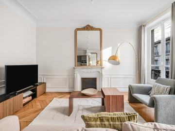 Un appartement d'exception refait à neuf Gustave Courbet deux suites parentales