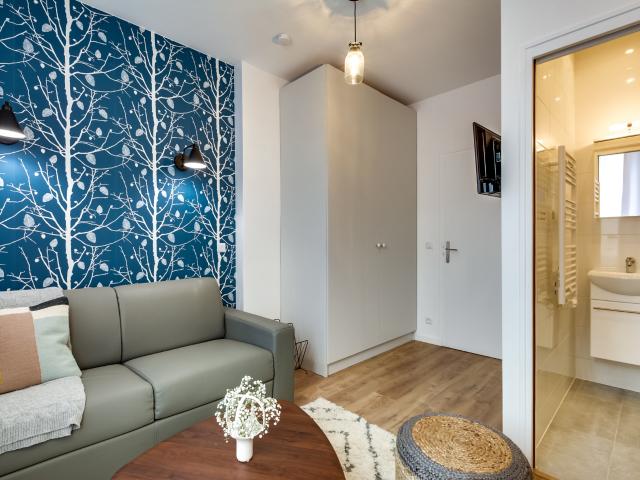 Un beau studio, Rue de la chapelle à Paris