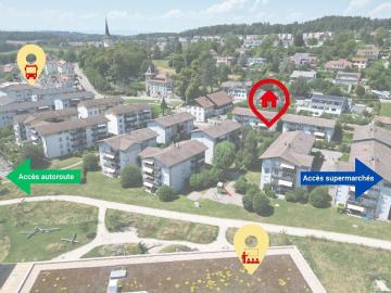 Chemin De La Fontaine, Glanewiler, Villars-sur-Glâne, District de la Sarine, Kanton Freiburg