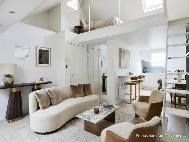Un charmant pied à terre entre rue de Seine et Odéon 25m² Paris 6ème