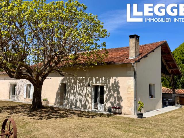 Propriété modulable près de Chalais – Deux logements de 2 chambres ou grande maison familiale