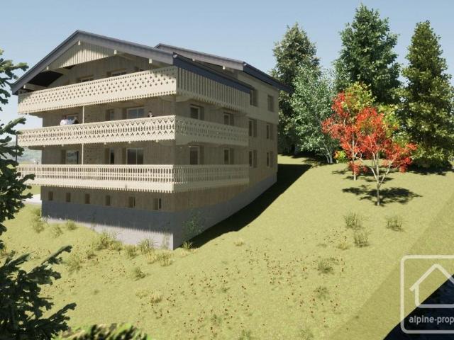 Un petit programme de cinq appartements de haute qualité sit. 94m² Châtel