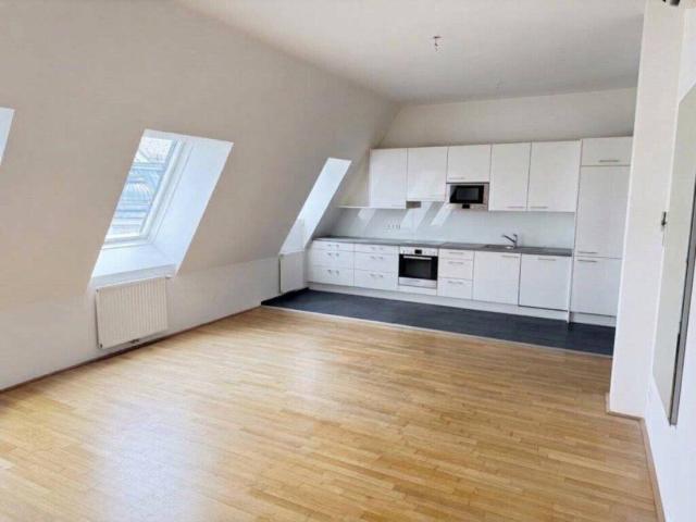 Unbefristete 3 Zimmer Dachgeschosswohnung nahe Naschmarkt mit großer Dachterrasse & Fernblick