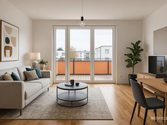 Modernes Wohnen mit Komfort: 2 Zimmer Wohnung mit Balkon 3/1/8