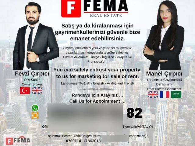 Uncalıda Modern Sitede Kiralık Lüks 4+1 For Rent | Fema |